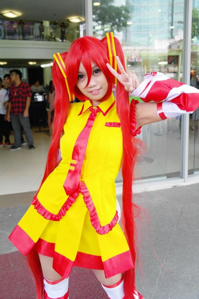 Asian catering service Ronald mcdonald natural redhead